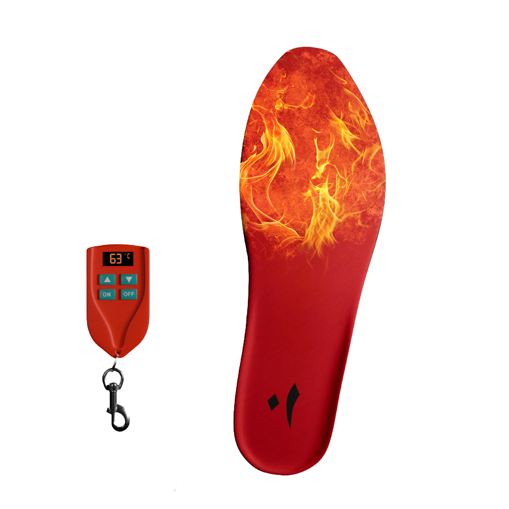 OUTDOOR GALA RECHARGEABLE HEATED INSOLES FOR MEN & WOMEN WITH REMOTE, 3.7V 2000MAH BATTERY, FOOT WARMERS FOR WINTER, HIKING, SKII