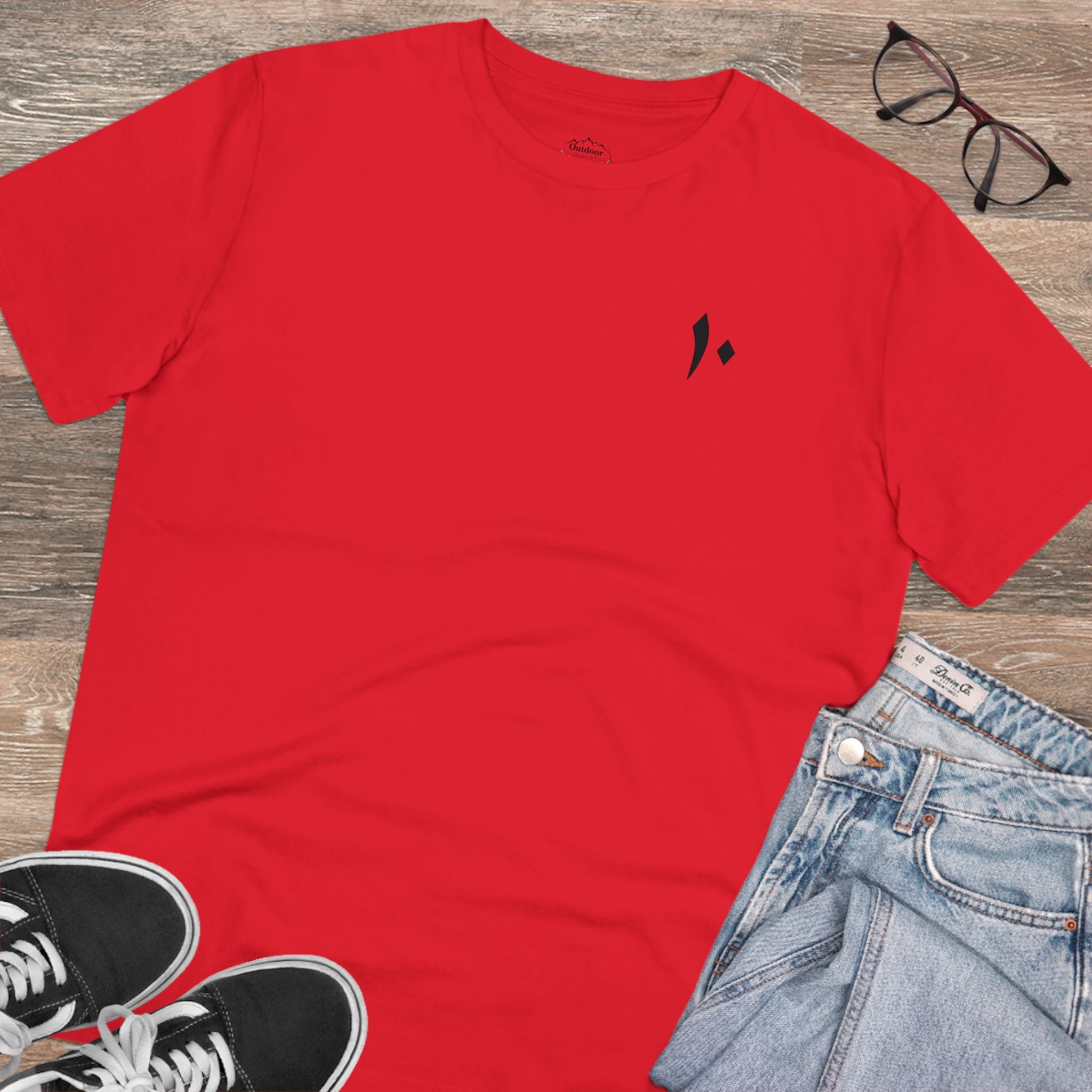 Outdoor Gala T-shirt with Product logo & neck label - Unisex Organic Creator