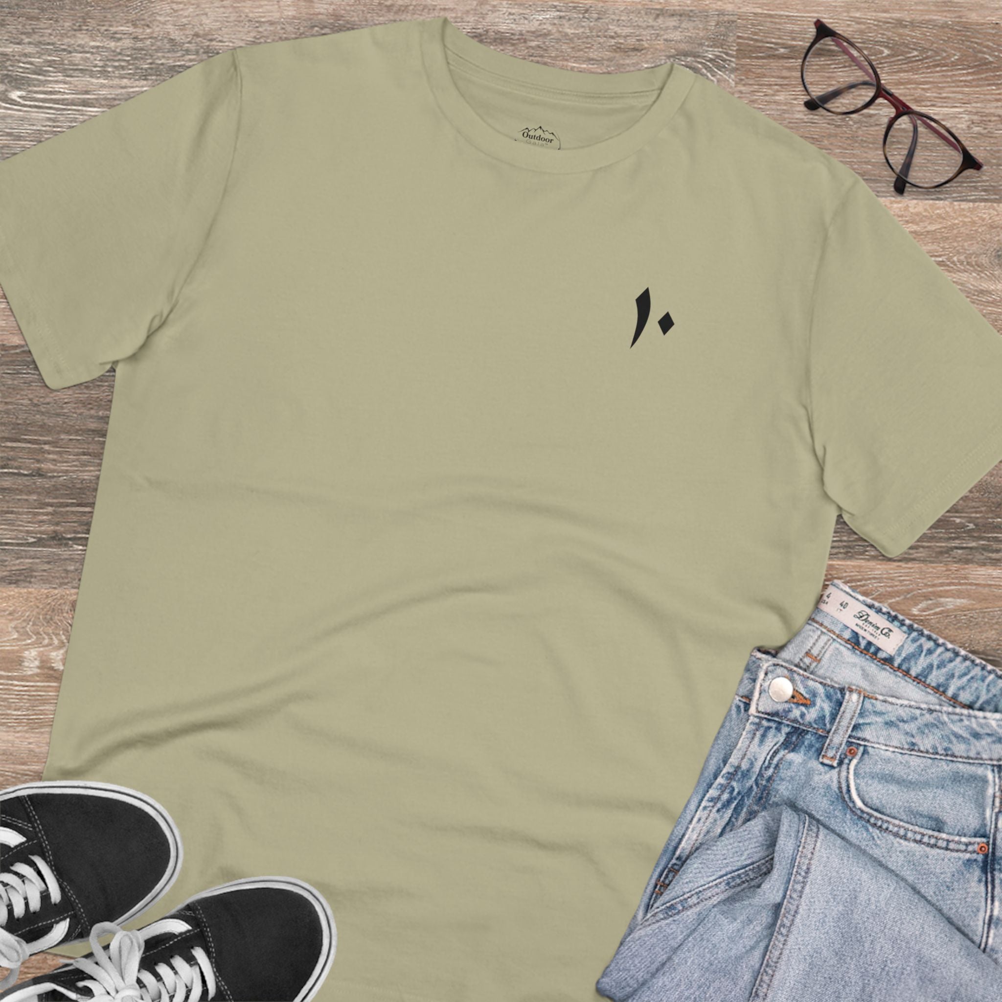 Outdoor Gala T-shirt with Product logo & neck label - Unisex Organic Creator